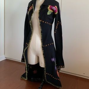 Buffalo David Bitton Embroidered Cardigan Sweater